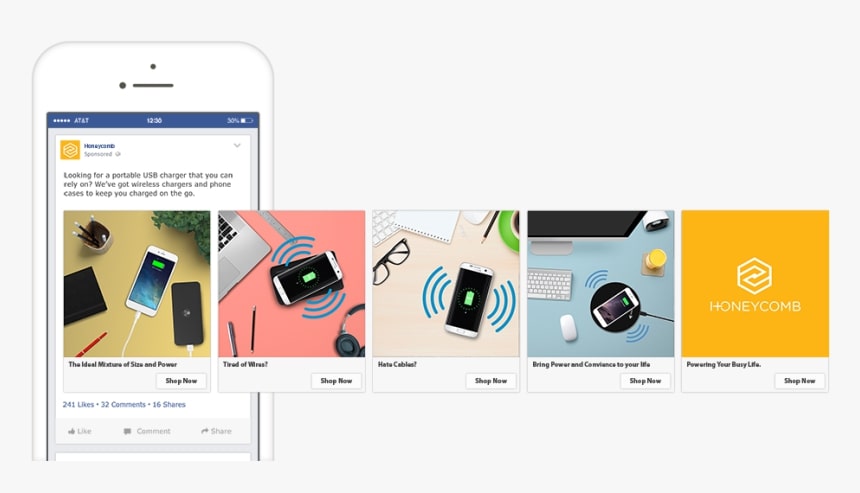 Facebook Multi Products Ads - Quảng cáo Click to Web Facebook