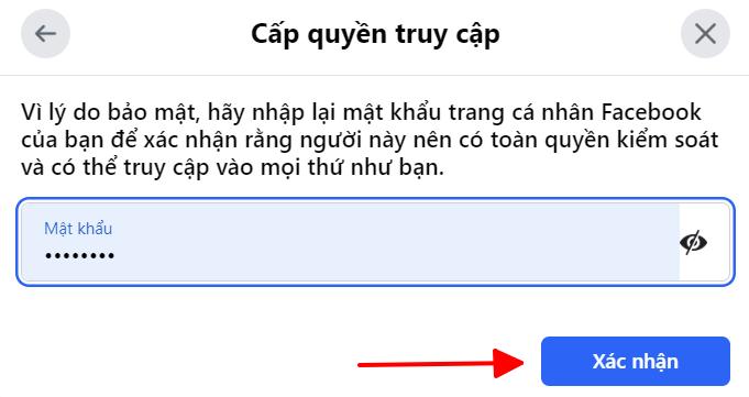 thêm quyền quản trị trên trang facebook mới