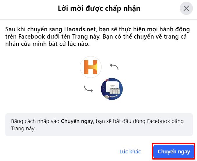 xem lại lời mời quyền truy cập trang facebook