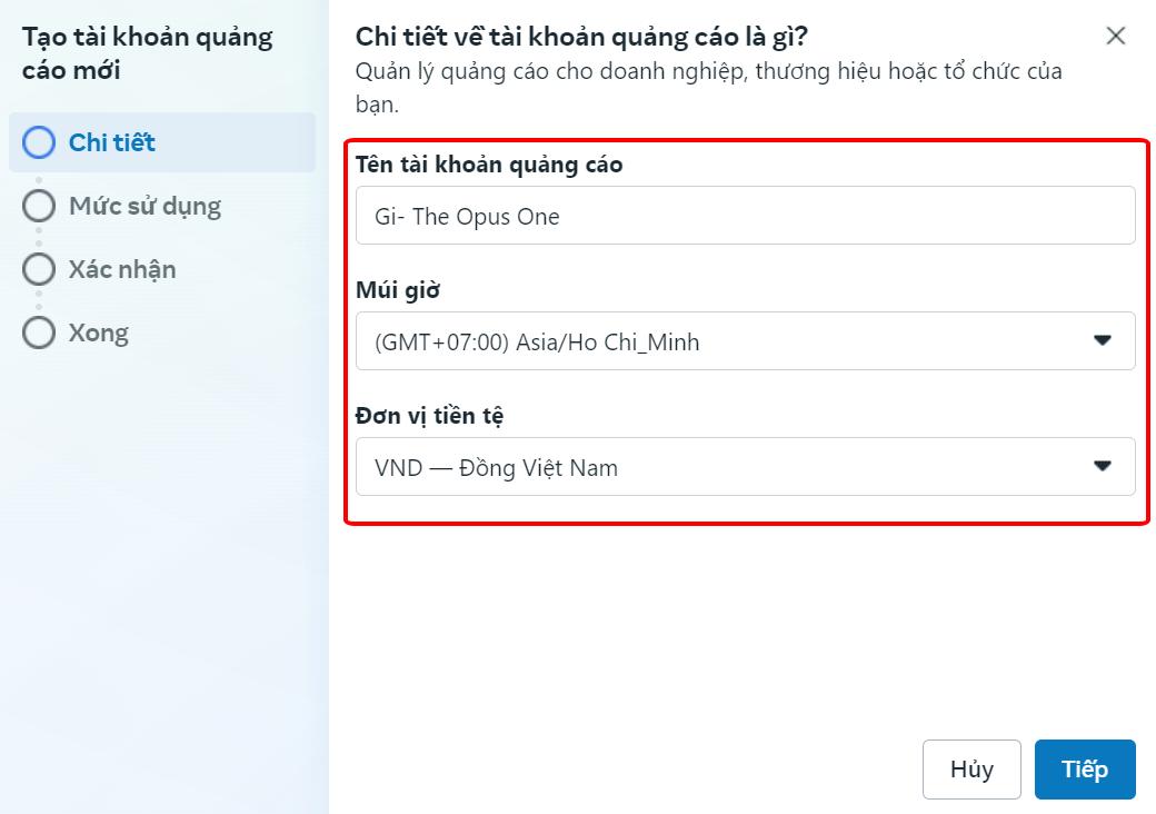 Cách tạo tài khoản quảng cáo facebook