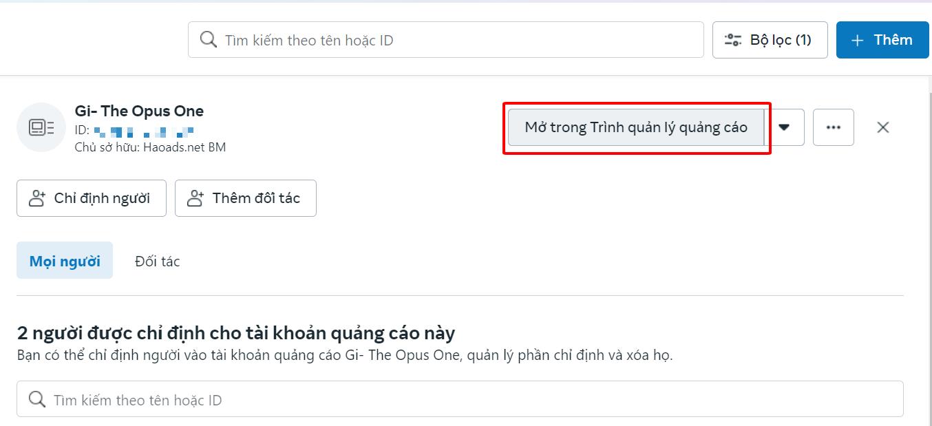 Thêm thông tin thanh toán cho tài khoản quảng cáo Facebook
