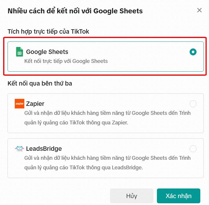 Hướng dẫn tự động chuyển lead Tiktok ads về Google Sheet miễn phí