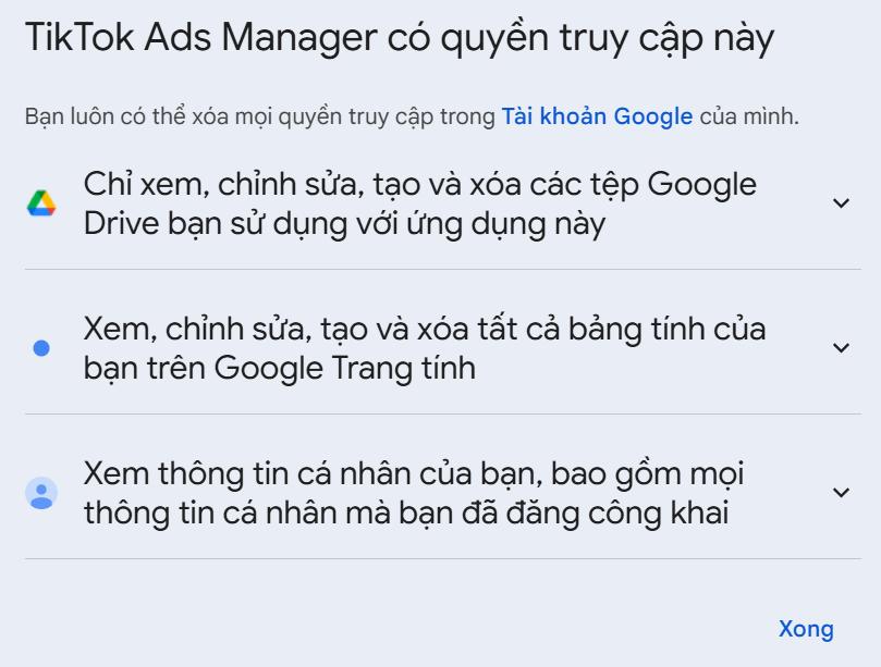 Cách tích hợp TikTok Lead Generation với Google Trang tính