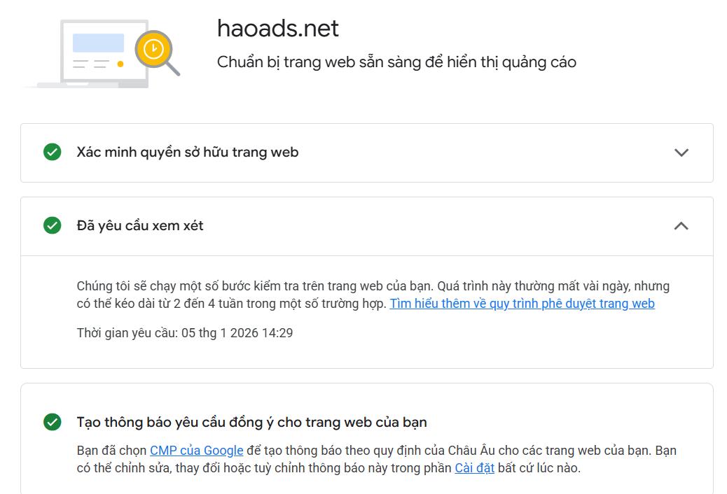 cài google adsense vào web wordpress