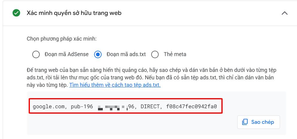 Thêm tệp ads.txt trong WordPress