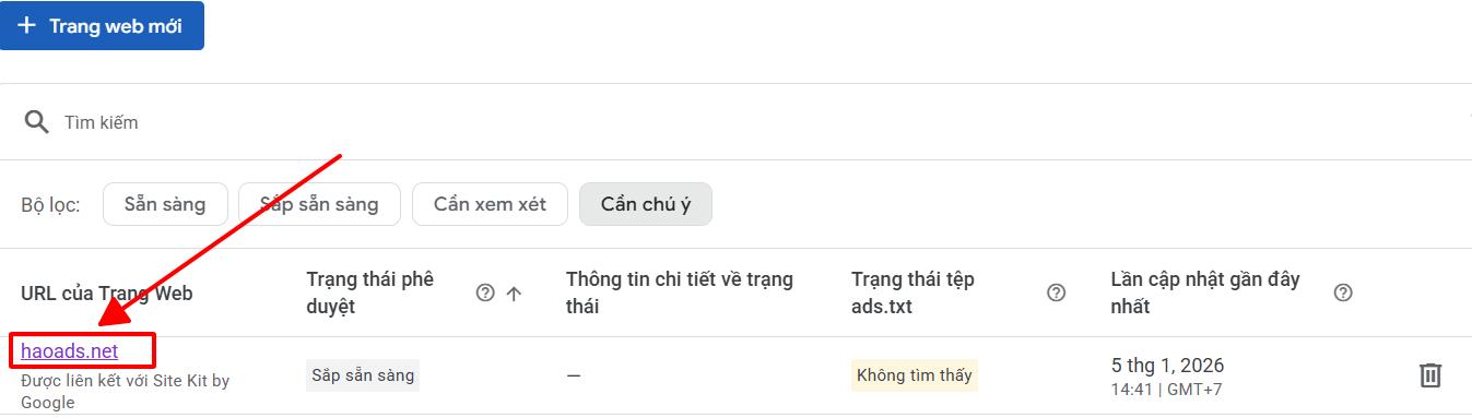Thêm tệp ads.txt trong WordPress